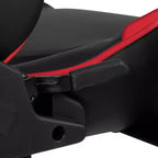 BlackArc Faux Leather Reclining Gaming Chair - Height Adjustable Pivot Arms, Pull-Out Footrest, Headrest & Lumbar Pillows