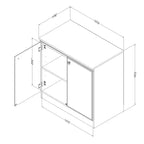 2 Door Morgan Storage Cabinet - South Shore