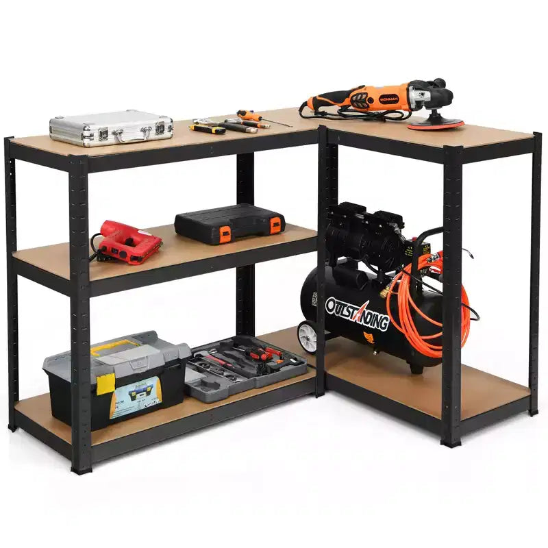 Costway 72'' Heavy Duty Storage Shelf Steel Metal Garage Rack 5 Level Adjustable