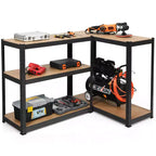 Costway 72'' Heavy Duty Storage Shelf Steel Metal Garage Rack 5 Level Adjustable
