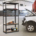 Costway 72'' Heavy Duty Storage Shelf Steel Metal Garage Rack 5 Level Adjustable