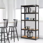Costway 72'' Heavy Duty Storage Shelf Steel Metal Garage Rack 5 Level Adjustable