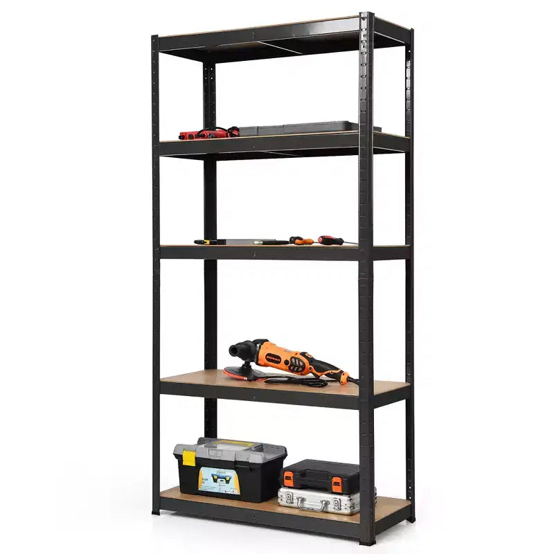 Costway 72'' Heavy Duty Storage Shelf Steel Metal Garage Rack 5 Level Adjustable