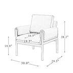 Set of 2 Stphan Armchair | ARTFUL LIVING DESIGN