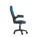 Flash Furniture X10 Gaming Chair Racing Office Computer PC Adjustable Chair with Flip-up Arms and Transparent Roller Wheels