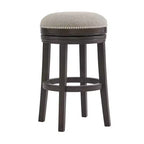 Set of 2 Clara Swivel Bar Height Stools - Alaterre Furniture