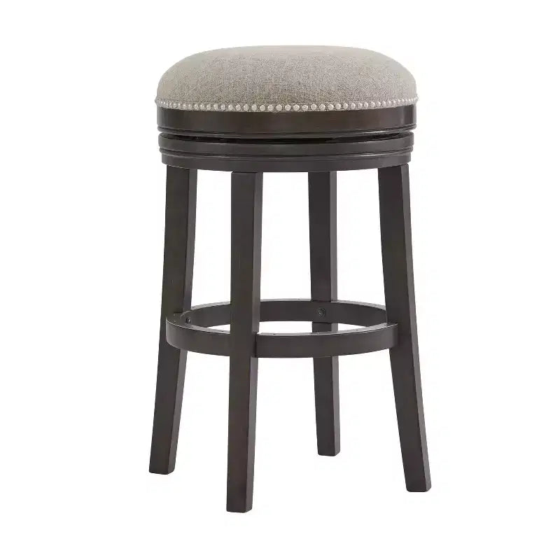 Set of 2 Clara Swivel Bar Height Stools - Alaterre Furniture