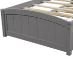 Base letto a piattaforma singola con due cassetti-ModernLuxe