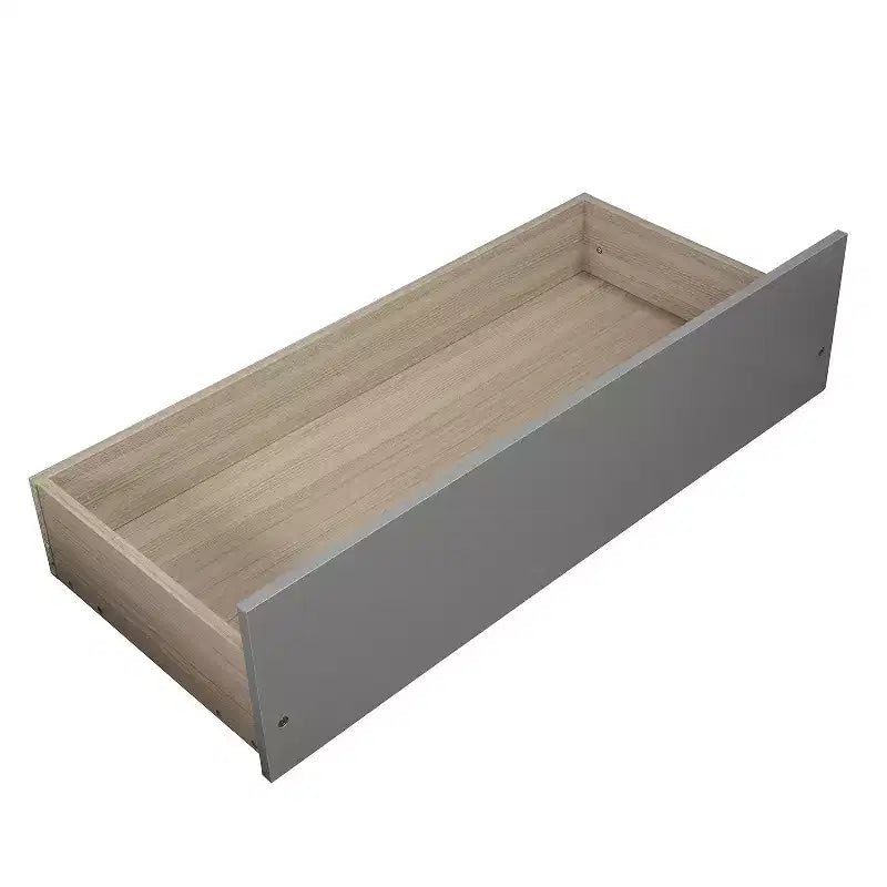 Base letto a piattaforma singola con due cassetti-ModernLuxe