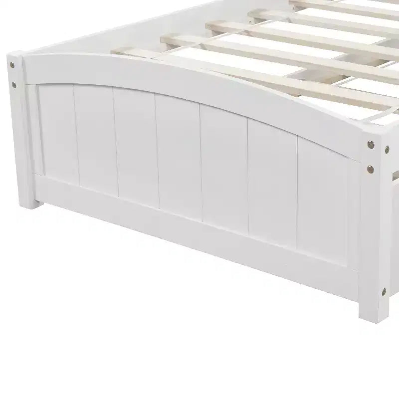 Base letto a piattaforma singola con due cassetti-ModernLuxe