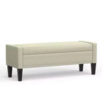 Glenwillow Home 52 Upholstered Storage Bench With Truncated Arms