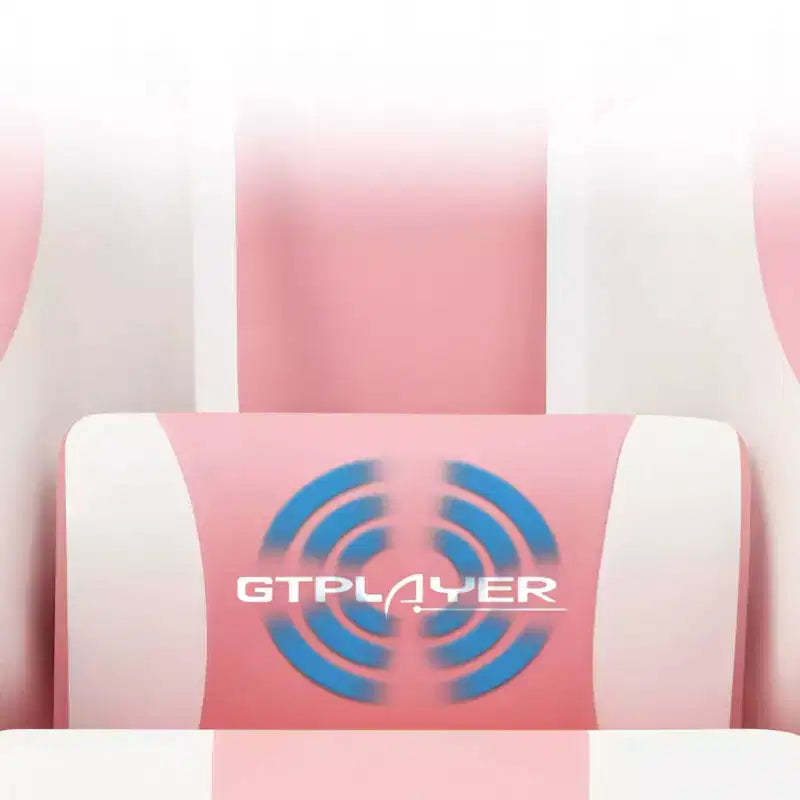 Gaming Chair with Footrest and Ergonomic Lumbar Massage Pillow PU Leather Office Chair - GTRACING