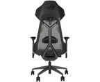 ASUS ROG Destrier Ergo Gaming Chair, Futuristic Cyborg Aesthetic, Versatile Seat Adjustments, Mobile Gaming Arm Support Mode, Acoustic Panel