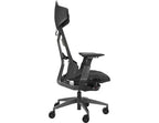 ASUS ROG Destrier Ergo Gaming Chair, Futuristic Cyborg Aesthetic, Versatile Seat Adjustments, Mobile Gaming Arm Support Mode, Acoustic Panel