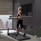 Costway 2.25HP Folding LED Treadmill Electric Running Walking Machine with APP Control Gym