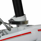 Xspec 20 7 Speed Folding Compact City Commuter Bike, White (NOT Electric)