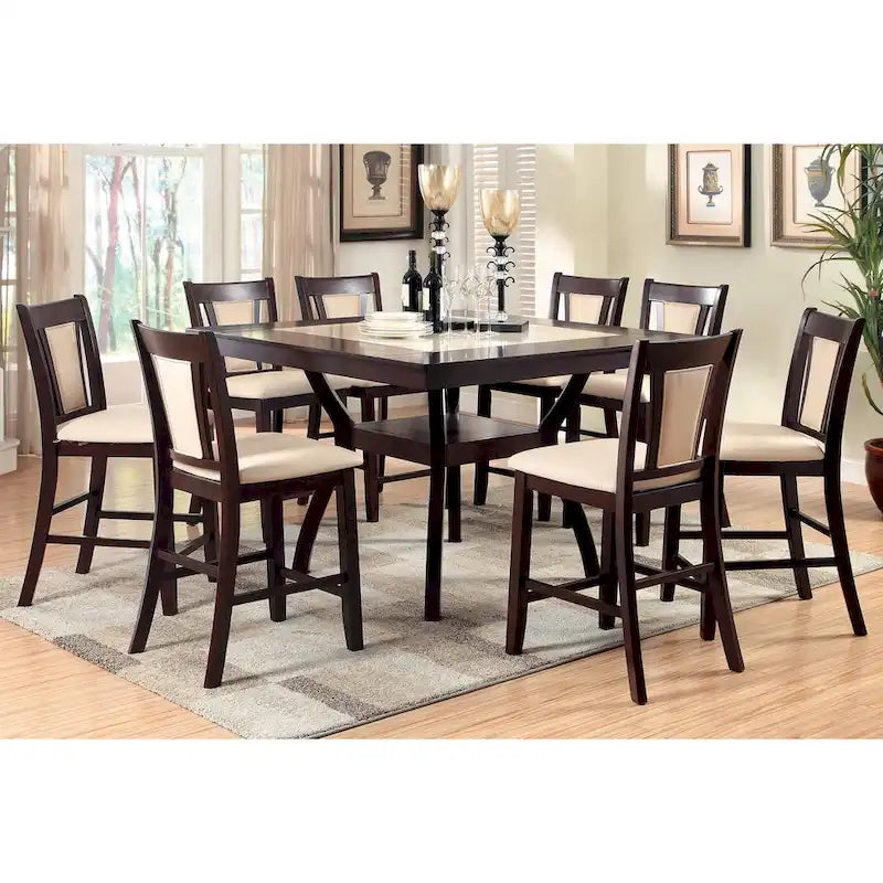 Tavolo altezza bancone contemporaneo Dionne da 54 pollici di Furniture of America