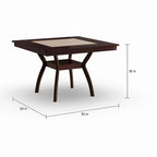 Tavolo altezza bancone contemporaneo Dionne da 54 pollici di Furniture of America