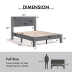Furniture of America Alyssa Modern Velvet Upholstered Platform Bed with Channel Headboard and Wooden Slats