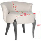 SAFAVIEH Evita Petite Sedia da Toeletta - 23Lx25Px22H