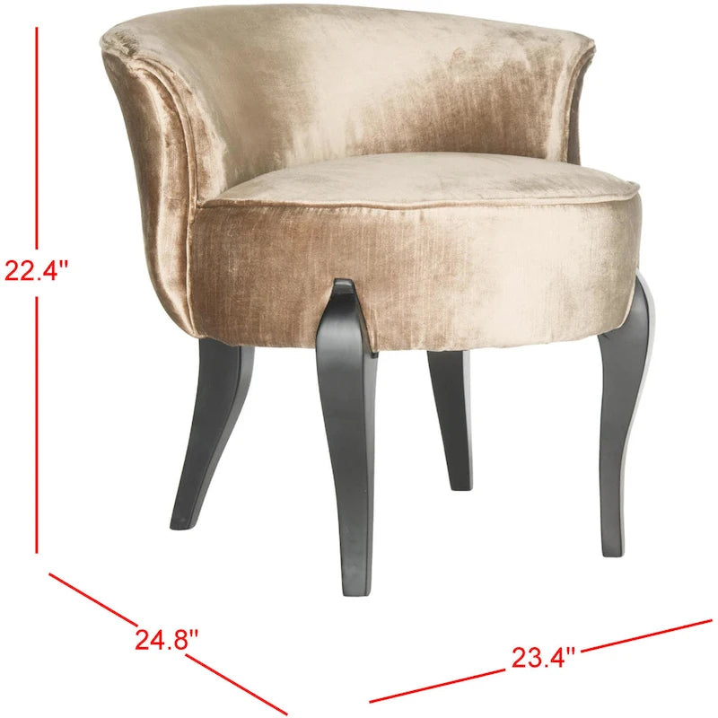 SAFAVIEH Evita Petite Sedia da Toeletta - 23Lx25Px22H