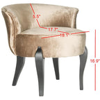 SAFAVIEH Evita Petite Sedia da Toeletta - 23Lx25Px22H