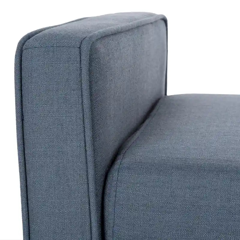 SAFAVIEH Rosalee Mid-Century Modern 25-inch Bench - 49 W x 18 L x 25 H - 49Wx18Dx25H