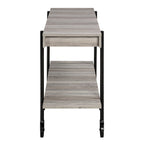 Tavolo console da 119 cm in metallo a 1 ripiano Hyssop Farmhouse di Furniture of America