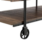 Tavolo console da 119 cm in metallo a 1 ripiano Hyssop Farmhouse di Furniture of America