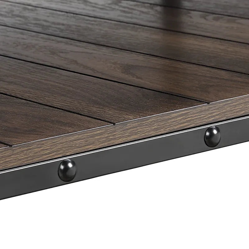 Tavolo console da 119 cm in metallo a 1 ripiano Hyssop Farmhouse di Furniture of America