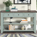 48 Solid Pine Wood Top Console Table