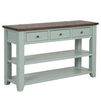 48 Solid Pine Wood Top Console Table