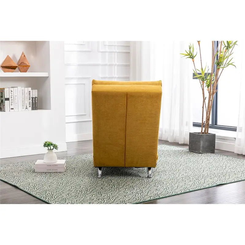 Chaise longue da interno in lino - 58,27 x 21,65 x 34,25