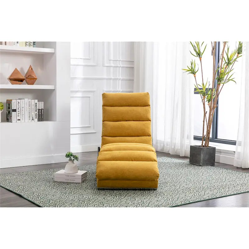 Chaise longue da interno in lino - 58,27 x 21,65 x 34,25