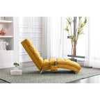Chaise longue da interno in lino - 58,27 x 21,65 x 34,25