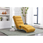 Chaise longue da interno in lino - 58,27 x 21,65 x 34,25