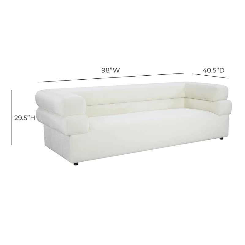 Elsa Upholstered Sofa by Inspire Me Home Decor