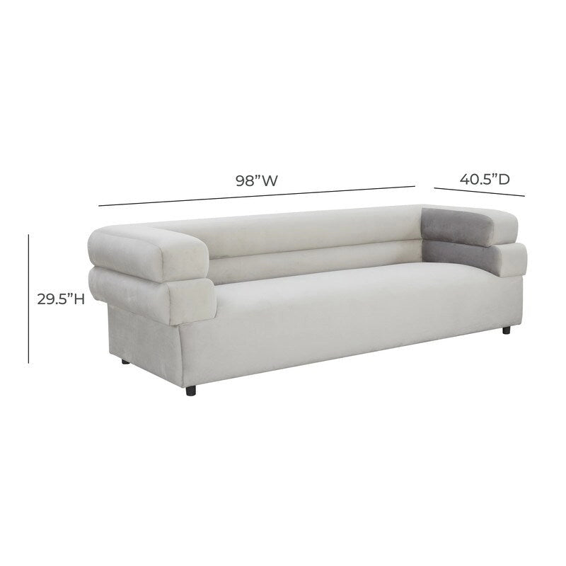 Elsa Upholstered Sofa by Inspire Me Home Decor