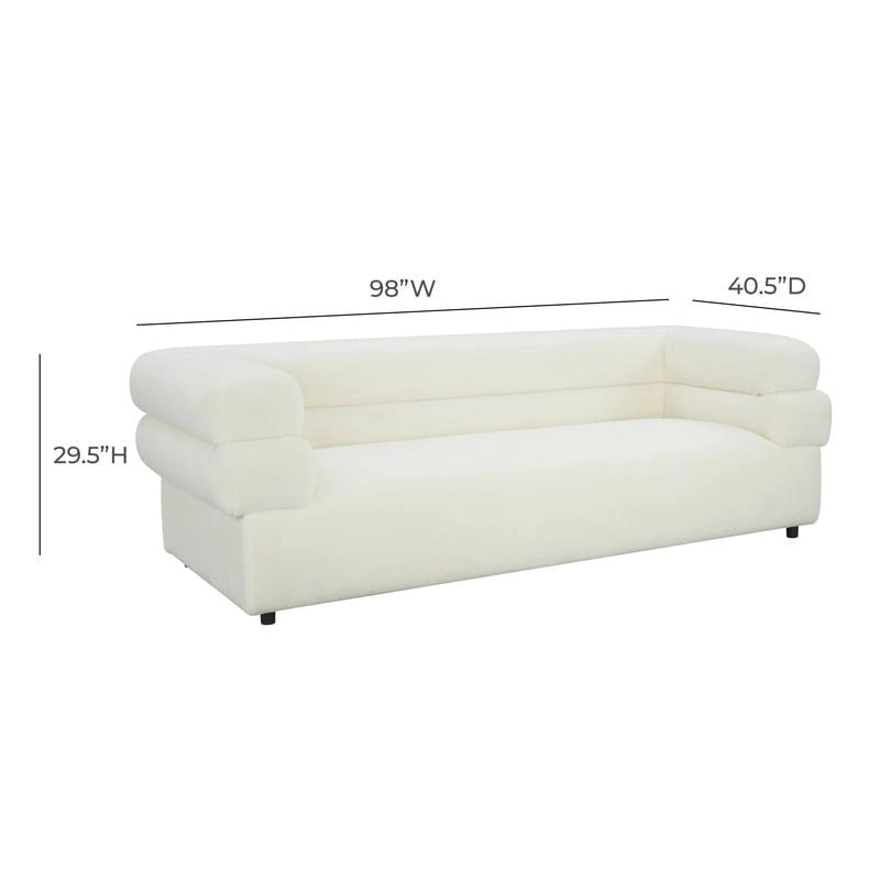 Elsa Upholstered Sofa by Inspire Me Home Decor