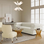 Elsa Upholstered Sofa by Inspire Me Home Decor