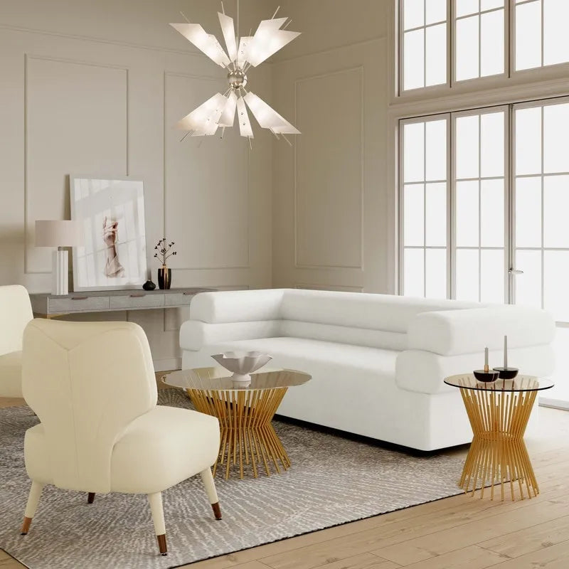 Elsa Upholstered Sofa by Inspire Me Home Decor