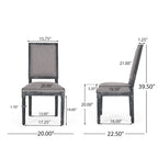Set da pranzo espandibile a 7 pezzi Regan rivestito in tessuto di Christopher Knight Home