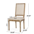 Set da pranzo espandibile a 7 pezzi Regan rivestito in tessuto di Christopher Knight Home