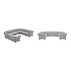 Gdansk 11-Seat U-Shaped Chesterfield Sectional Sofa