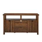 Middlebrook 58-inch Groove Door Highboy TV Stand