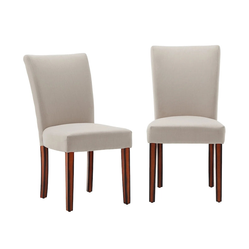 Sedie da pranzo Parsons imbottite Dinant (Set di 2)