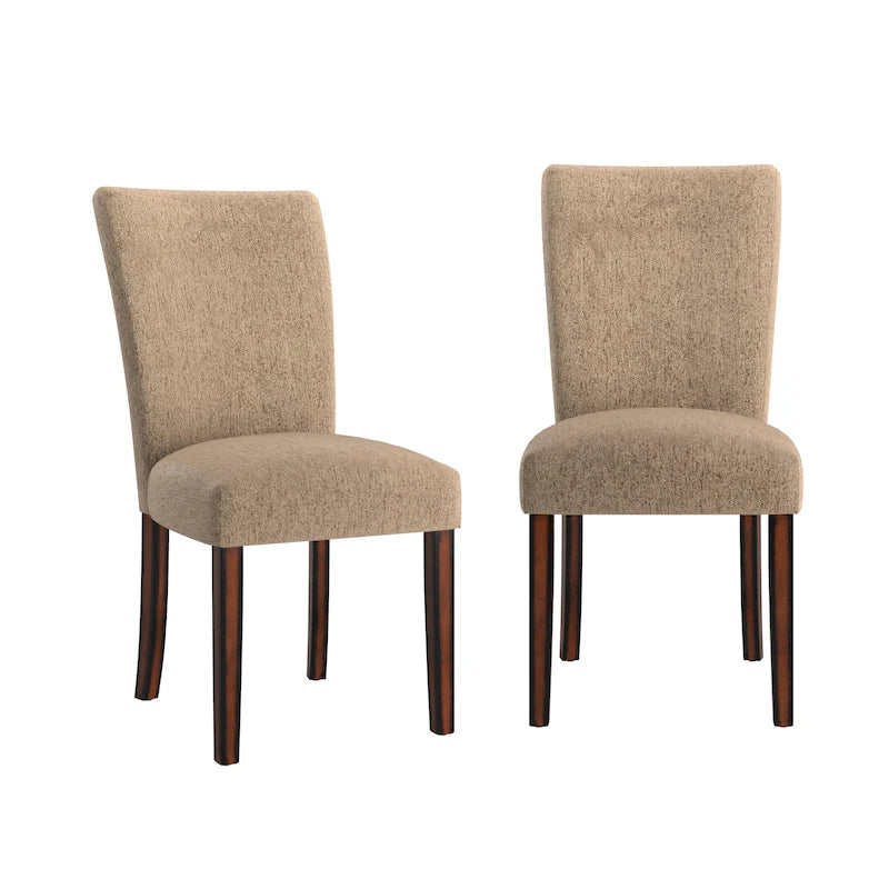 Sedie da pranzo Parsons imbottite Dinant (Set di 2)