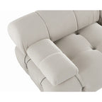 Velvet Sectional Sofa Reversible Modular Couch