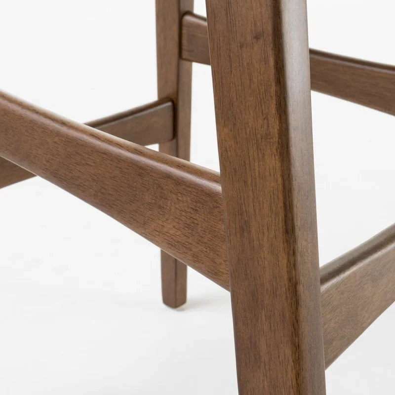 Emmaline Natural Finish Bar Stool (Set of 2) by Christopher Knight Home - N/A