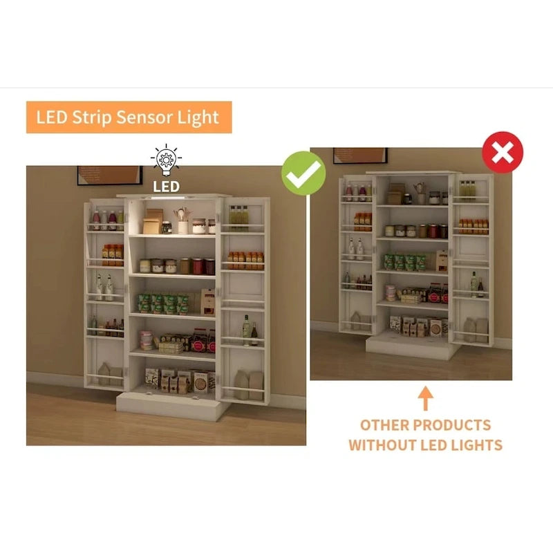 50 Armadietto Dispensa da Cucina con LED